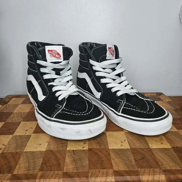 Vans Hightower Black and white suede Size 6.5 men's 8 women's - Picture 2 of 14